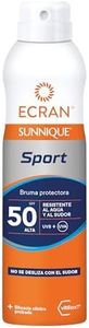 Ecran Sunnique Sport - Bruma Protectora Solar SFP 50, Protección Alta UVB, UVA, Frescor Instantáneo, Refuerza las Defensas, Muy Resistente al Agua, para Todo Tipo de Pieles- 250 ml