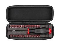 TEKTON 1/4 Inch Bit Driver and Bit Set with Case, 37-Piece | DBH93101