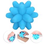 ViaGasaFamido Massage Ball Set, Acupoint Fascial Massage Ball Muscle Release Deep Tissue Massage Silicone Fitness Ball for Myofascial Release (Blue)