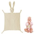 Vicloon Baby Comforters Rabbit Baby Blanket, Baby Comforters Blanket, Baby Girl Boy Comforter Blanket, Infant Toddler Cuddle Snuggle Toy Blankets for Nursery Strollers, Cribs, Car Seats (Orange)