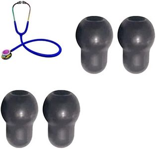 Stethoscope Ear Pieces Earbud Replacement for Stethoscope Ear Tips Replacement - Fits MDF, Classic 3, Cardiology 3 & Cardiology 4,Classic III, Cardiology III & IV & Littmann Stethoscope Parts (Grey)