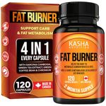 Thermogenic Fat Burner - Canadian-Made - Weight Loss Pills for Men & Women | Metabolizes Carbohydrates & Fats | Appetite Suppressant | Helps Increase Satiety | 4-in-1 Formula with Garcinia Cambogia, Green Tea Extract, Green Coffee Bean & Chromium | Keto Friendly | 120 Capsules