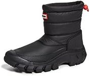 Hunter Womens Intrepid Ankle Winter & Snow Boots Black 7 Medium (B,M)