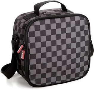 EcoDecors Casual 9in Wide Take Away with Storage Containers (Checkerboard, 1)