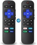 2Pcs Replacement Remote Control Com