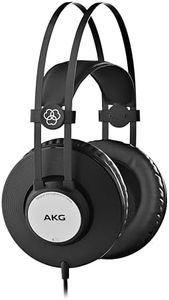 AKG 3169H00020 K72 Closed Back Monitoring and Studio Headphone, Matte Black