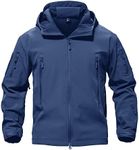 TACVASEN Men's Military Tactical SoftShell Jacket Fleece Lined for Winter