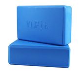 VLFit Set of 2 Hi-Density Yoga Blocks Choose Your Colour