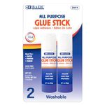 BAZIC 21g / 0.7 Oz Premium Large Glue Stick (2/Pack)