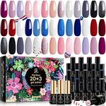 MEFA Winter Gel Nail Polish Set, Bu