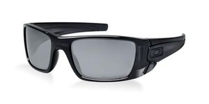 Oakley Men's OO9096 Fuel Cell Rectangular Sunglasses, Polished Black Ink/Black Iridium Polarized, 60 mm