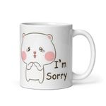 Nestford Ceramic | I'm Sorry | Printed Coffee Mug for Gift to Couples Wife Husband Boyfriend Girfriend Mother Father 330 ML Pack of 1_(NFMUGs_31)