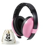 PandaEar Baby Noise Cancelling HeadPhones for Kids Baby Ear Protection| Baby Headphones Noise Cancelling Ear Muffs| Hearing Protection Earmuffs Soundproof Ear Protection Headphones, Pink