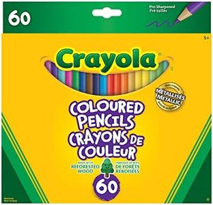 Crayola 60 Coloured Pencils Arts & Crafts