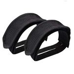 Cycling Pedal Straps, Adjustable Foot Pedal Straps Kids Pedal Straps Bike Pedal Straps Bike Foot Straps (Black)