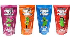 Van Holten's Pickle in a Pouch 4 Variety Pack | Hot Mama, Big Papa, Garlic Joe, Sour Sis | American Pickles