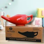 2activelife-Handcrafted Yoga Neti Pot for Nasal Cleansing & Sinus | Ayurvedic Jala Neti Nasal Wash (Red )