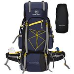 Hyper Adam 75 Ltr Travel Bag For Men, Navy Blue | Rucksack Bags | Travel Backpack For Outdoor Sport Camp, Hiking, Camping | Rucksack Trekking Bag For Men