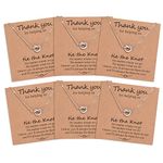 CheersLife 6 Pcs Bridesmaids Gifts Bridesmaid Necklace Witness Necklaces Wedding Announcement Necklace Thank You for Helping Us Tie the Knot Necklace Wedding Proposal Gift Set for Women