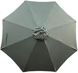 Formosa Covers 11 Foot 8 Ribs Replacement Umbrella Canopy for Outdoor Octagonal Market Patio (Canopy ONLY) (Sage Green)