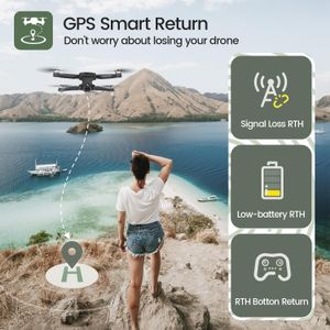 Holy Stone HS175D 4K Camera Drone – Foldable GPS Quadcopter