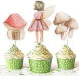 Celebrate with Magic: 10 Pcs Fairy Pastel Cupcake Toppers - Transform Your Treats!