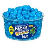 Haribo Maoam, Blue Firecracker, Dragees, Chewy Candy, Sweets, 265 Pieces, 1200 g Tub