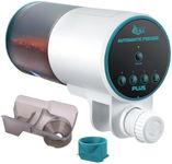 AQQA Automatic Fish Feeder for Aquarium - Auto Fish Food Dispenser with 8/12/24/48H Timer, 230ml Large Capacity Vacation Tank Feeder for Turtle Betta Goldfish, Feeding Port Automatic Alignment