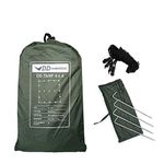 DD Hammocks - DD Tarp 4x4 - Large Weatherproof Camping Tarp For Bushcraft Hiking And Group Shelter