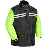 Tourmaster Shield Two-Piece Rainsuit (Large) (Black/HI-VIS)