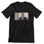 Piedpiper Smart Trendy Stylish The Office I Am Dead Inside Printed Men's 100% Cotton Tshirt (Medium, Black)