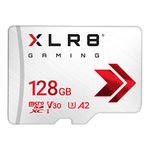 PNY XLR8 Gaming 128GB Class 10 U3 V30 A2 microSDXC Flash Memory Card, Read speed up to 100MB/s, Ideal for smartphones, tablets, handheld consoles