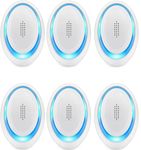 Ultrasonic Pest Repeller(6 Packs), Electronic Mouse Repeller Plug in Bug Repellent for Indoor Pest Control for Mice, Mosquitoes, Spiders, Cockroaches, Ants, Flea, Vermin Harmless to Pets and Human