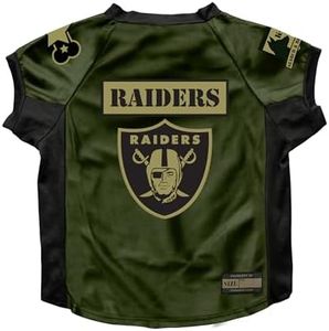 Littlearth NFL Big Dog Valor Pet Stretch Jersey Las Vegas Raiders