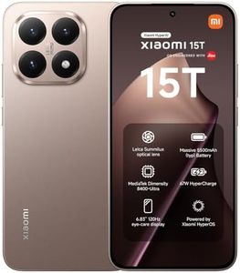 XIAOMI 15T, Smartphone 12+256GB, 6.83" 120Hz Eye-care Display, MediaTek Dimensity 8400-Ultra, 50MP Leica Summilux Optical Lens, 5500mAh, Rose Gold, Charger Not Included,2-years warranty