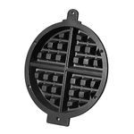 Waring Commercial Belgian Waffle Replacement Kit (2 Plates, Screws, Screwdriver) for WW180X only, Cast Iron