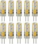 RAYHOO 10pcs G4 LED Bulbs JC Bi-Pin