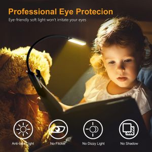 Gritin 9 LED Book Light – Portable Clip-On Reading Lamp