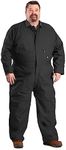 Berne Men's Heritage Insulated Coverall, Large Tall, Black