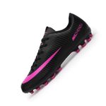 V-Do Breatheable Soccer Shoes Cleats for Men/Ladies Unisex Football Boots Youth Boys/Gils Trainers Black, 8 UK