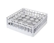 Glasswasher Basket 500mm for Washing Barware Beer Glasses, Wine Glasses and Stemware, Classeq Glass Washer Basket | Capacity: 25 Pint Glasses (L500 x W500 x H180mm)