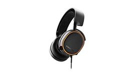 SteelSeries Arctis 5 - RGB Illuminated Gaming Headset with DTS Headphone: X v2.0 Surround - for PC and PlayStation 4 - Black