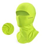 ROCKBROS Men's Balaclava Windproof Ski Mask Cold Weather Balaclava Mask Winter Thermal Hood for Skiing Cycling Helmet Green