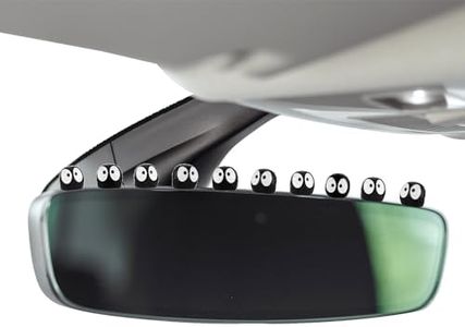 TIESOME 30 Pezzi Folletti Della Fuliggine Ornamenti, Interni Auto Mini Accessori per Specchietti Retrovisori Auto Divertenti Auto Regali