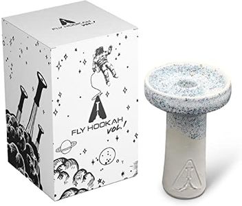 Fly Hookah Cazoleta Cachimba Vol.I - Tarro de Alta Calidad para Shisha Hookah Premium - Barro Blanco - Alto Rendimiento y Adaptado a Todos los Gestor de Calor Shisha