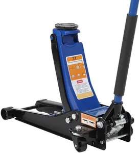 GarveeTech 3 Ton Low Profile Floor Jack, Professional Low Profile Hydraulic Jack, Heavy Duty Steel Racing Floor Jack with Dual Piston Quick Lift Pump,Lift Range 3"-19.5",Hydraulic Car Jack, Blue