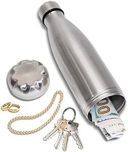 Stash-it Diversion Water Bottle Can Safe | Stainless Steel Tumbler Safe by | Bottom Unscrews to Store Your Valuables!