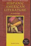 Hispanic American Literature: An Anthology