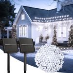 2-Pack 200LED 78FT Total Solar Outd