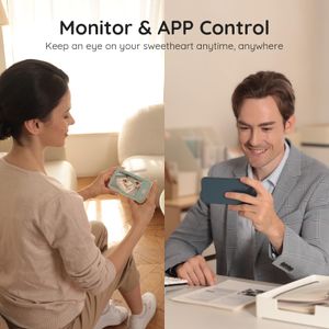Boifun 2K WiFi Baby Monitor – HD Video Camera with App Control